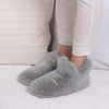Totes Toasties FAUX FUR Boot Slippers Womens Grey