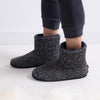 Totes Toasties RIB KNIT BOOT Slippers Mens Navy