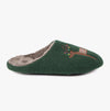 Totes Isotoner NOVELTY Mens Mule Slippers Green