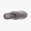 Totes Isotoner SPARKLE VELOUR HEELED MULE Womens Grey Sparkle