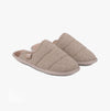Totes Isotoner HERRINGBONE QUILTED Mule Slippers Womens Mink
