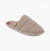 Totes Isotoner HERRINGBONE QUILTED Mule Slippers Womens Mink