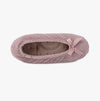 Totes Isotoner POPCORN Ballet Slippers Womens Dusky Pink