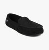 Totes Isotoner PILLOWSTEP DRIVINGS Mens Moccasin Slippers Black