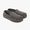 Totes Isotoner AIRTEX SUEDETTES Mens Moccasin Slippers Grey