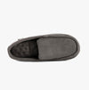 Totes Isotoner AIRTEX SUEDETTES Mens Moccasin Slippers Grey