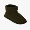 Totes Isotoner TEXTURED CORD Mens Boot Slippers Khaki