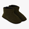 Totes Isotoner TEXTURED CORD Mens Boot Slippers Khaki