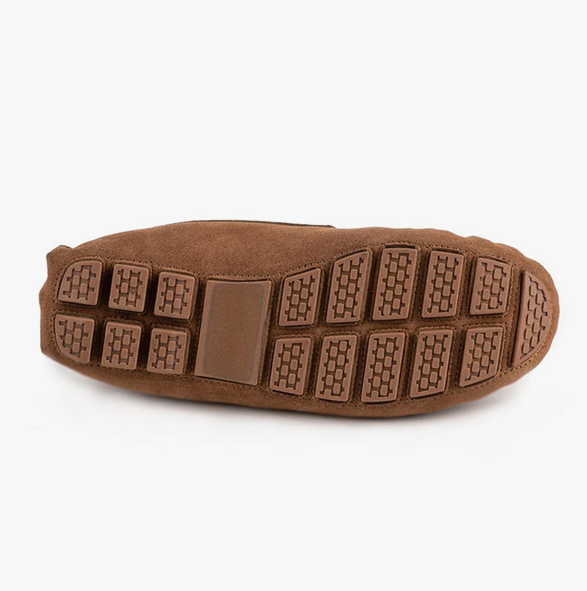 Totes Isotoner REAL SUEDE MOCC Mens Moccasin Slippers Tan