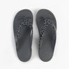 Totes Sol Bounce 0350FGLE Womens Toe Post Sandals Grey Leopard