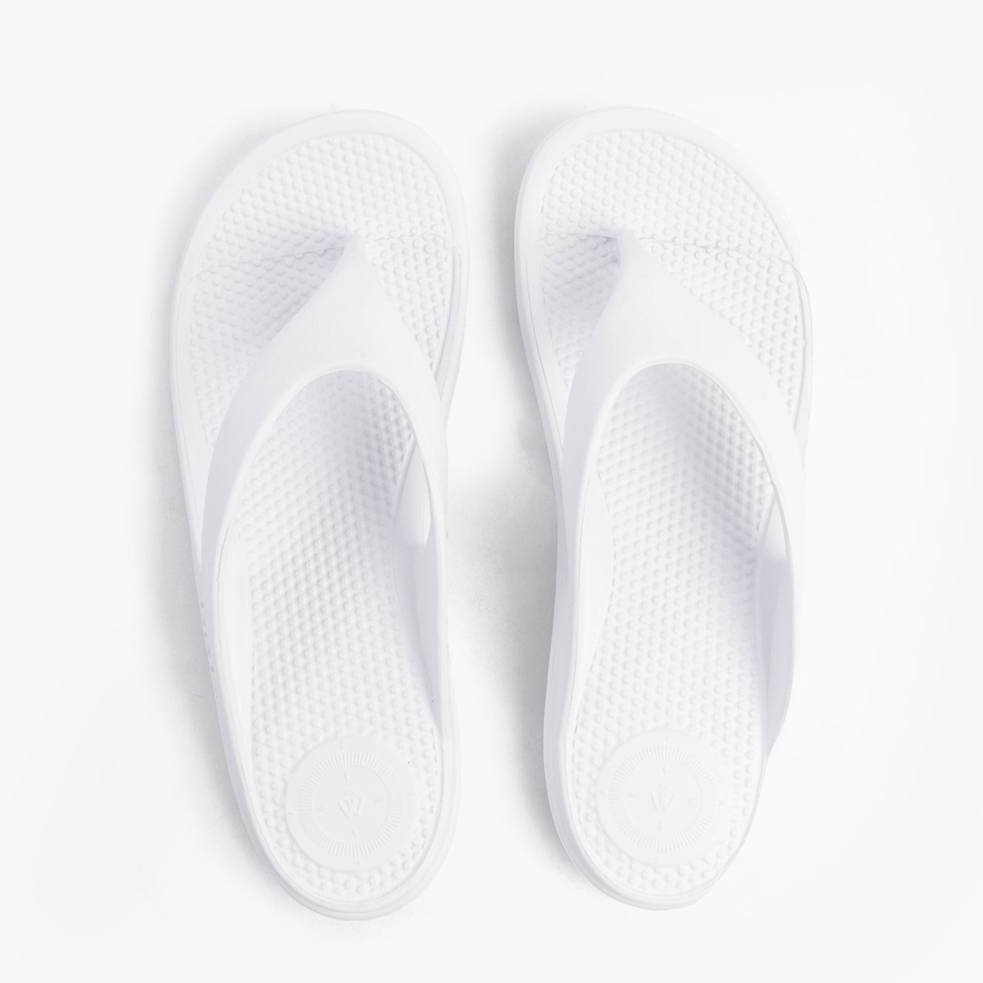 Totes Sol Bounce 0350FWHI Womens Toe Post Sandals White