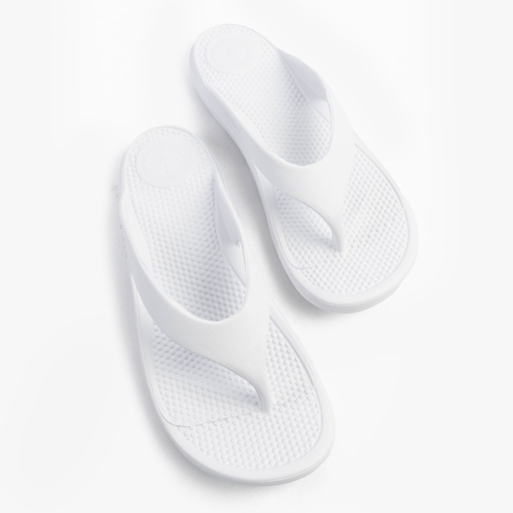 Totes Sol Bounce 0350FWHI Womens Toe Post Sandals White