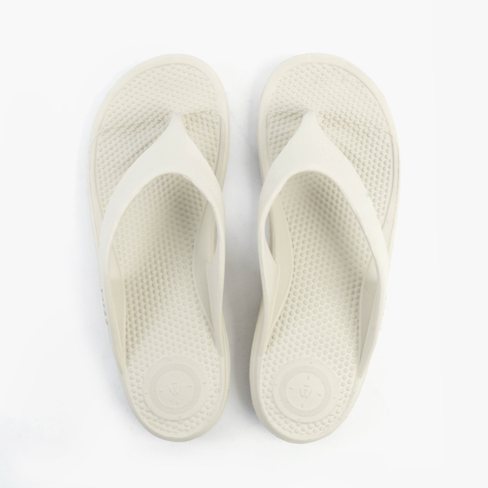 Totes Sol Bounce 0350JSTN Womens Toe Post Sandals Stone