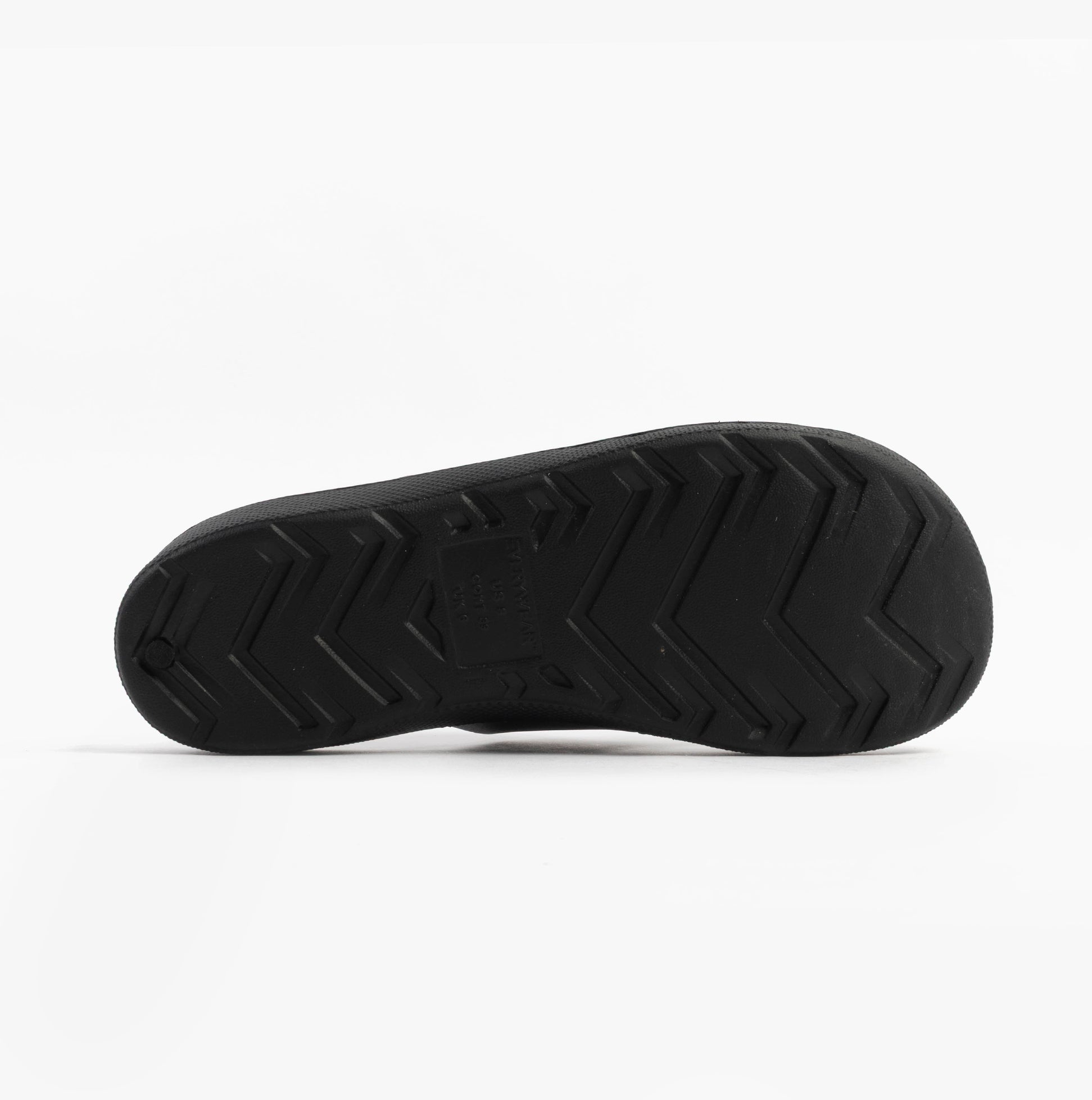 0351FBLK Womens Double Strap Slides Black