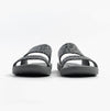 Totes Sol Bounce 0351FGLE Womens Double Strap Slides Grey Leopard