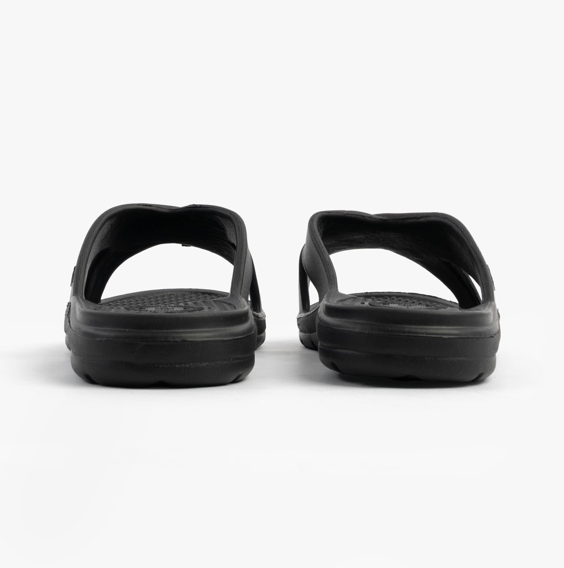 Totes Sol Bounce 0359FBLK Womens Cross Slides Black