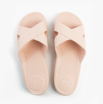 Totes Sol Bounce 0359FSND Womens Cross Slides Evening Sand
