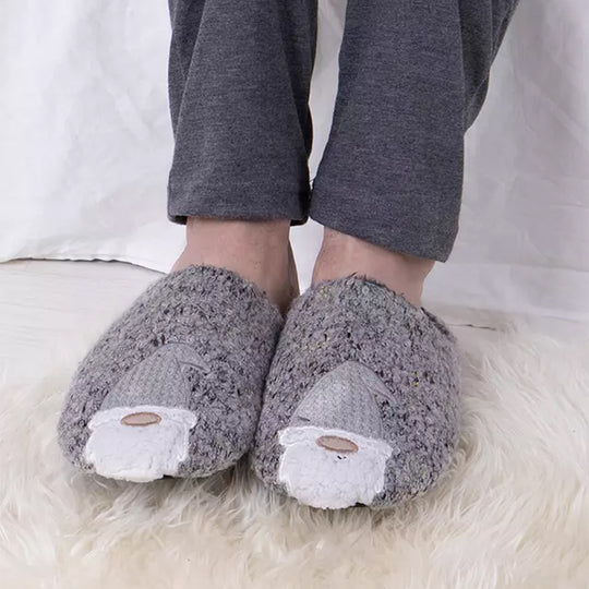 Totes Toasties NOVELTY GNOME Mens Mule Slippers Multi