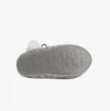 Totes Toasties KNITTED BOOT Slippers WITH POM POM Womens Grey