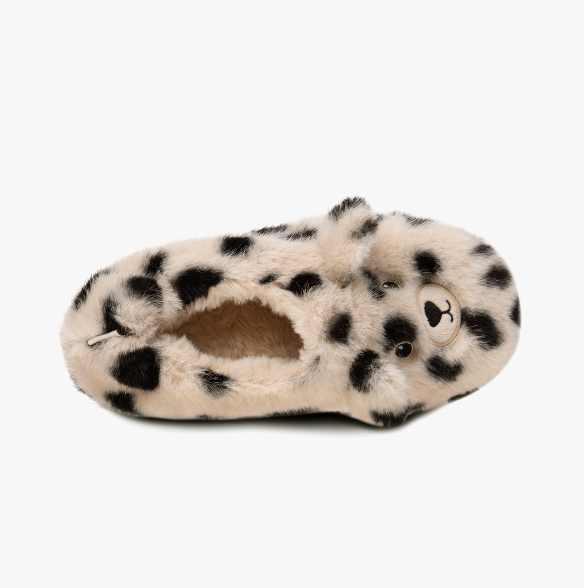 Totes Toasties NOVELTY FAUX FUR Slippers Womens Dalmatian