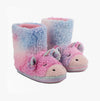 Totes Toasties UNICORN BOOT Slippers Unisex Kids Pink