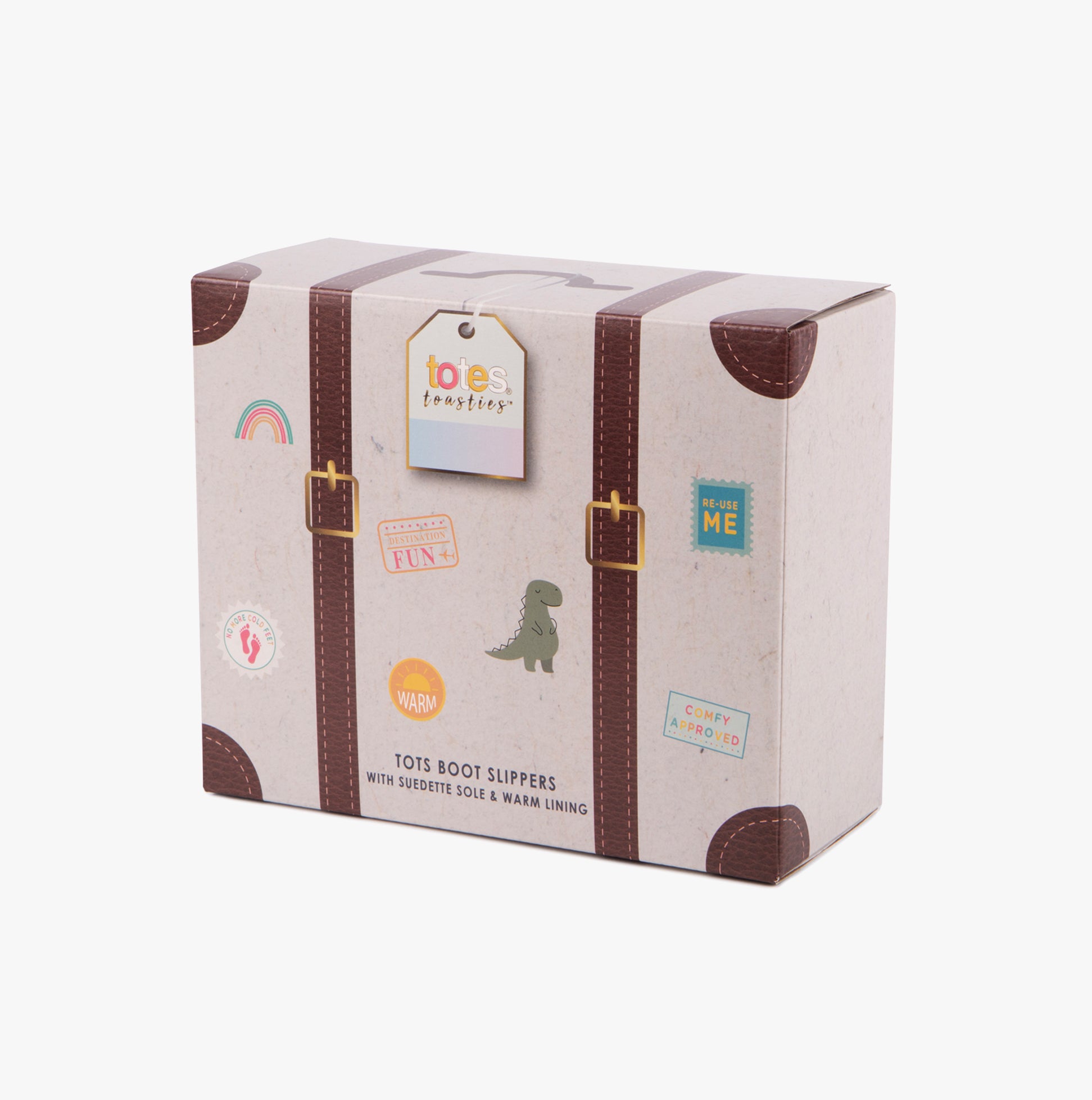 Totes Toasties MULTI FAUX FUR BOOT Slippers Kids Multi