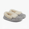 Totes Toasties SPARKLE Moccasin Sippers Womens Grey