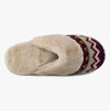 Totes Toasties FAIR ISLE KNIT Womens Mule Slippers Fair Isle