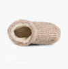 Totes Toasties FAUX FUR SHORT Boot Slippers Womens Oat