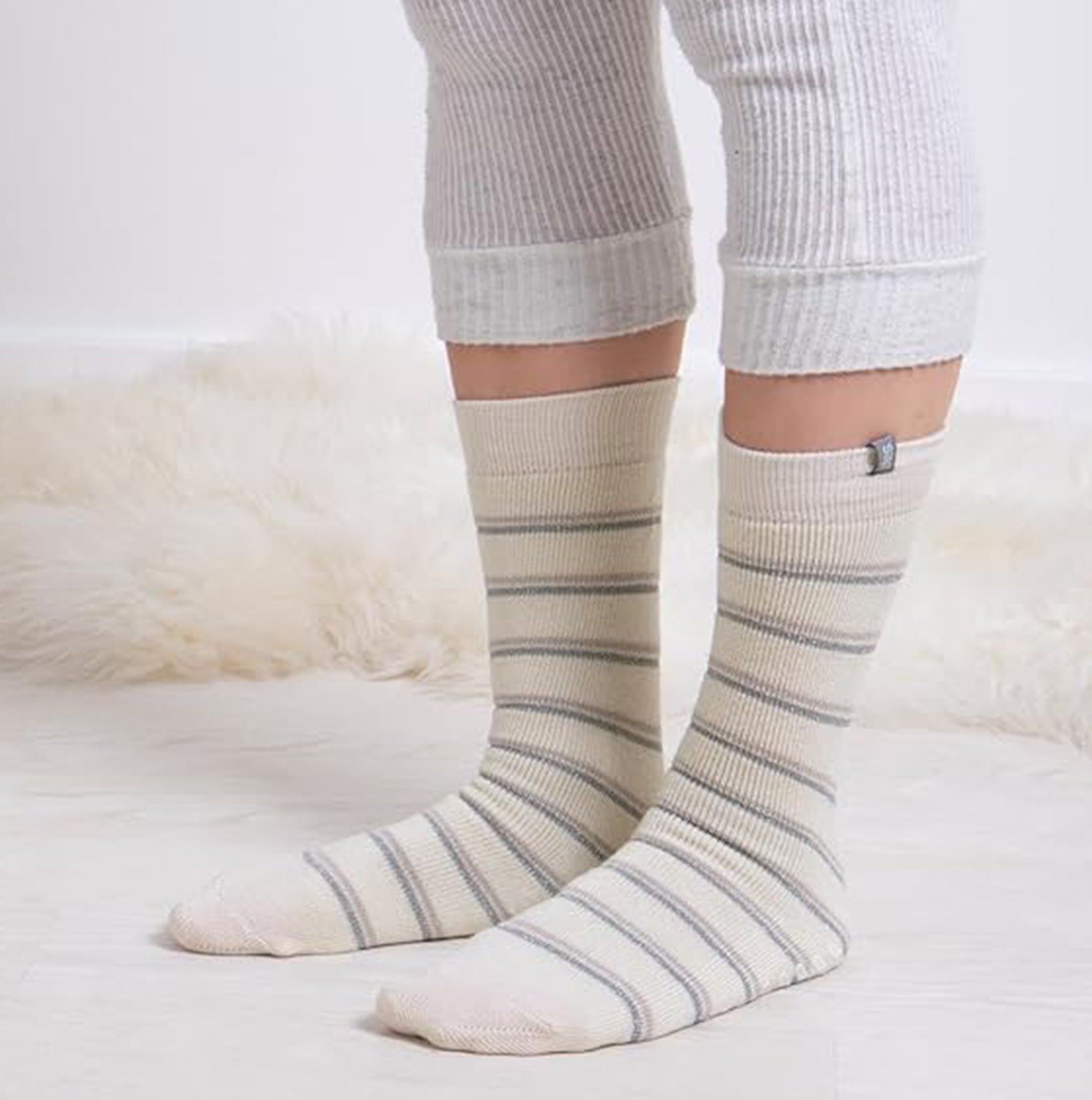 Totes Toasties ORIGINAL SLIPPER SOCKS (TWIN PACK) Womens Fairisle / Plain