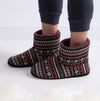 Totes Toasties FAIR ISLE Mens Boot Slippers Multi