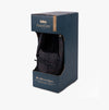 Totes Toasties WOOL BLEND HERRINGBONE Moccasin Slippers Mens Navy