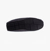 Totes Toasties WOOL BLEND HERRINGBONE Moccasin Slippers Mens Navy