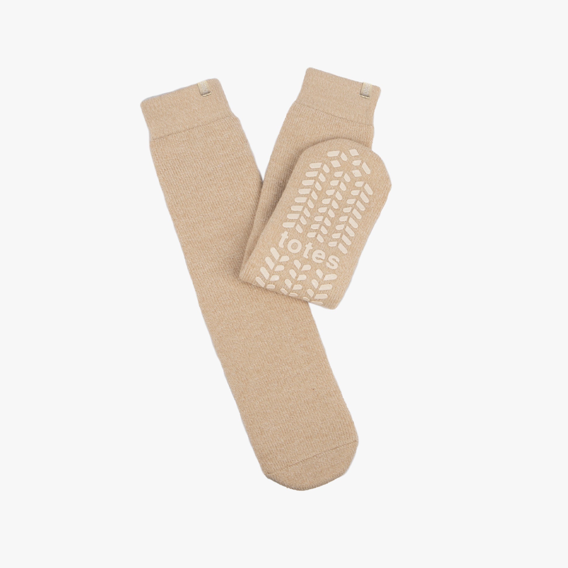 Totes Toasties THERMAL BRUSHED ORIGINAL  Slipper Socks Womens Socks Oat