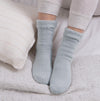 Totes Toasties THERMAL BRUSHED Womens Bed Socks Blue