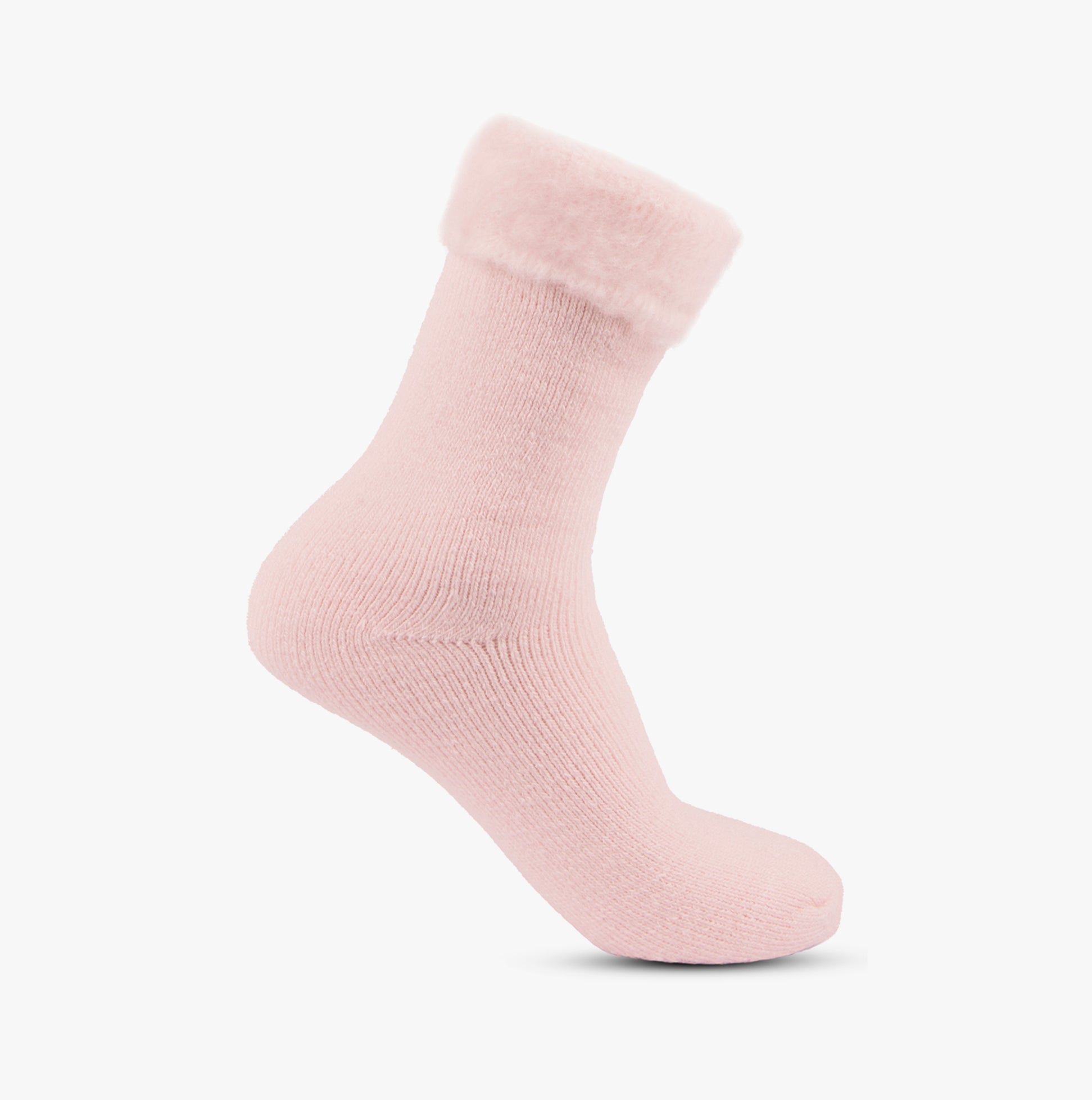 Totes Toasties THERMAL BRUSHED BED SOCK Womens Socks Pink