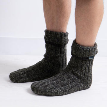 Totes Toasties RECYCLED Mens Socks Grey