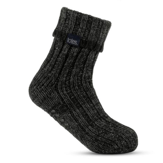 Totes Toasties RECYCLED Mens Socks Grey