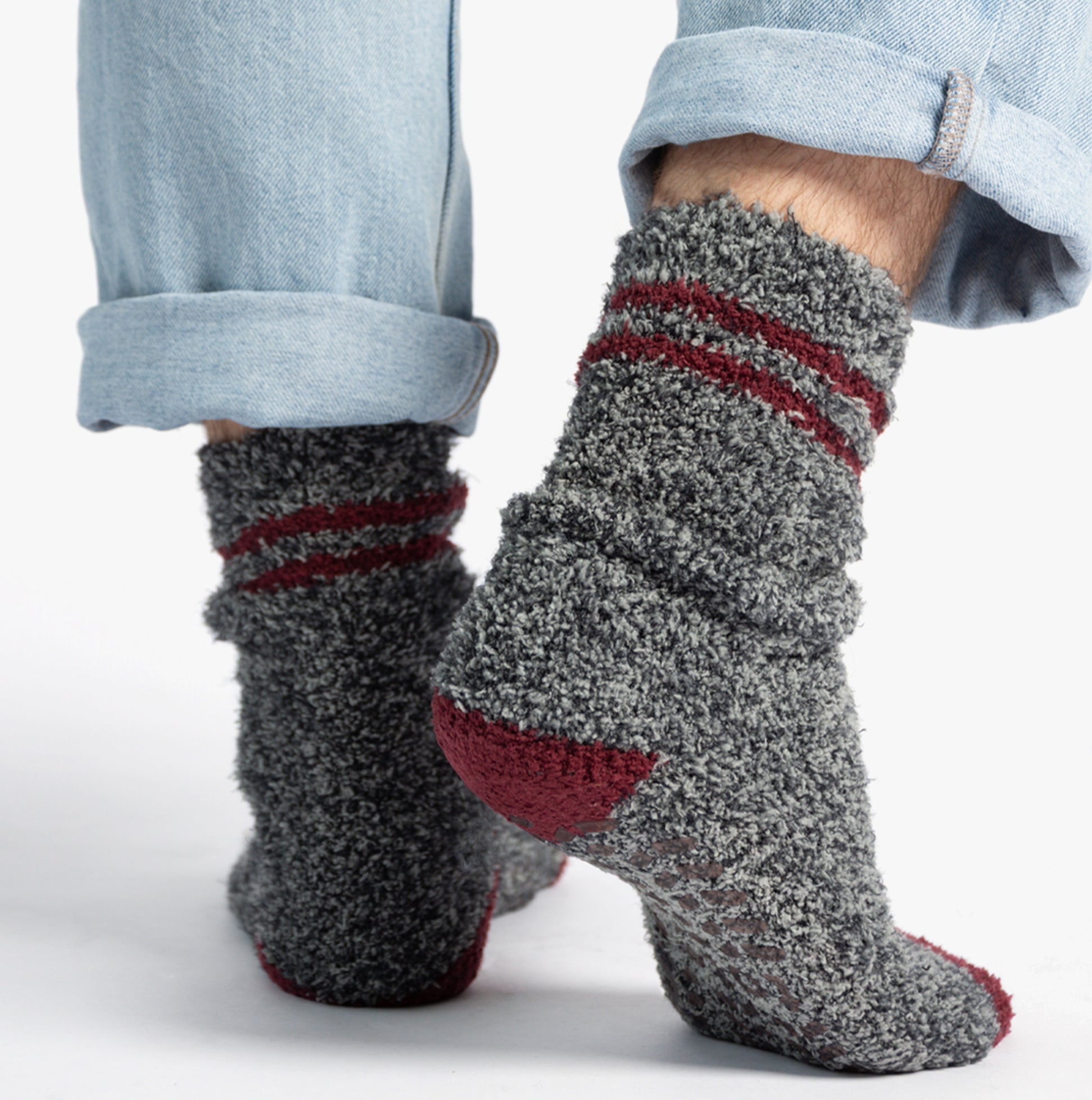 Totes Toasties SUPER SOFT COSY SOCKS (Triple Pack) Mens Socks Navy Mix