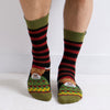 Totes Toasties Original Slipper Socks Mens Socks Highland Cow