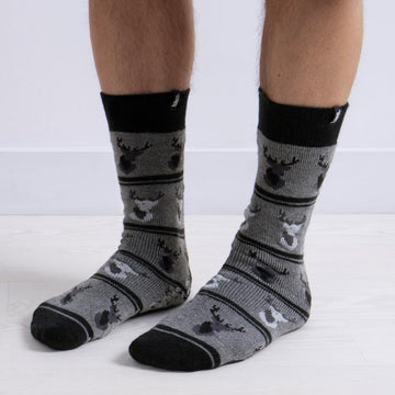 Totes Toasties ORIGINAL SLIPPER SOCKS Mens Socks Stag