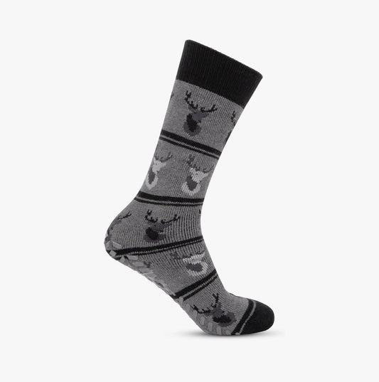 Totes Toasties ORIGINAL SLIPPER SOCKS Mens Socks Stag