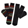 Totes Toasties ORIGINAL Mens Twin Pack Slipper Socks Stripe