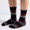 Totes Toasties ORIGINAL Mens Twin Pack Slipper Socks Stripe