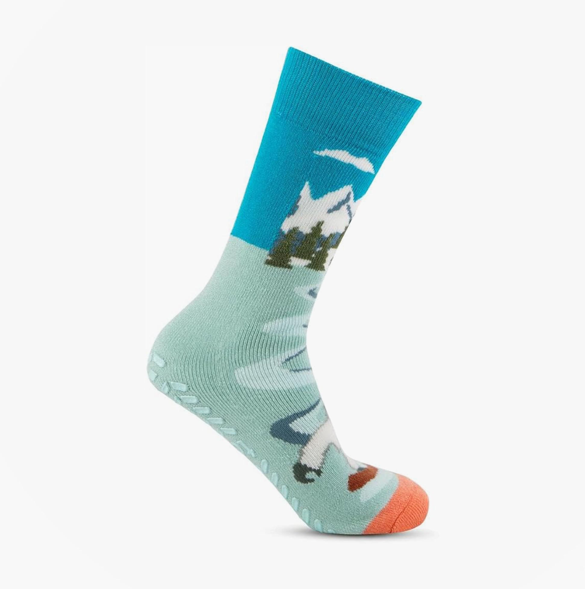 Totes Toasties ORIGINAL SLIPPER SOCKS (TWIN PACK) Mens Socks Yeti
