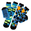 Totes Toasties ORIGINAL SLIPPER-SOX (TWIN PACK) Kids Football / Camo