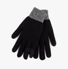 Totes Toasties STRETCH KNITTED SMARTOUCH Mens Gloves Black