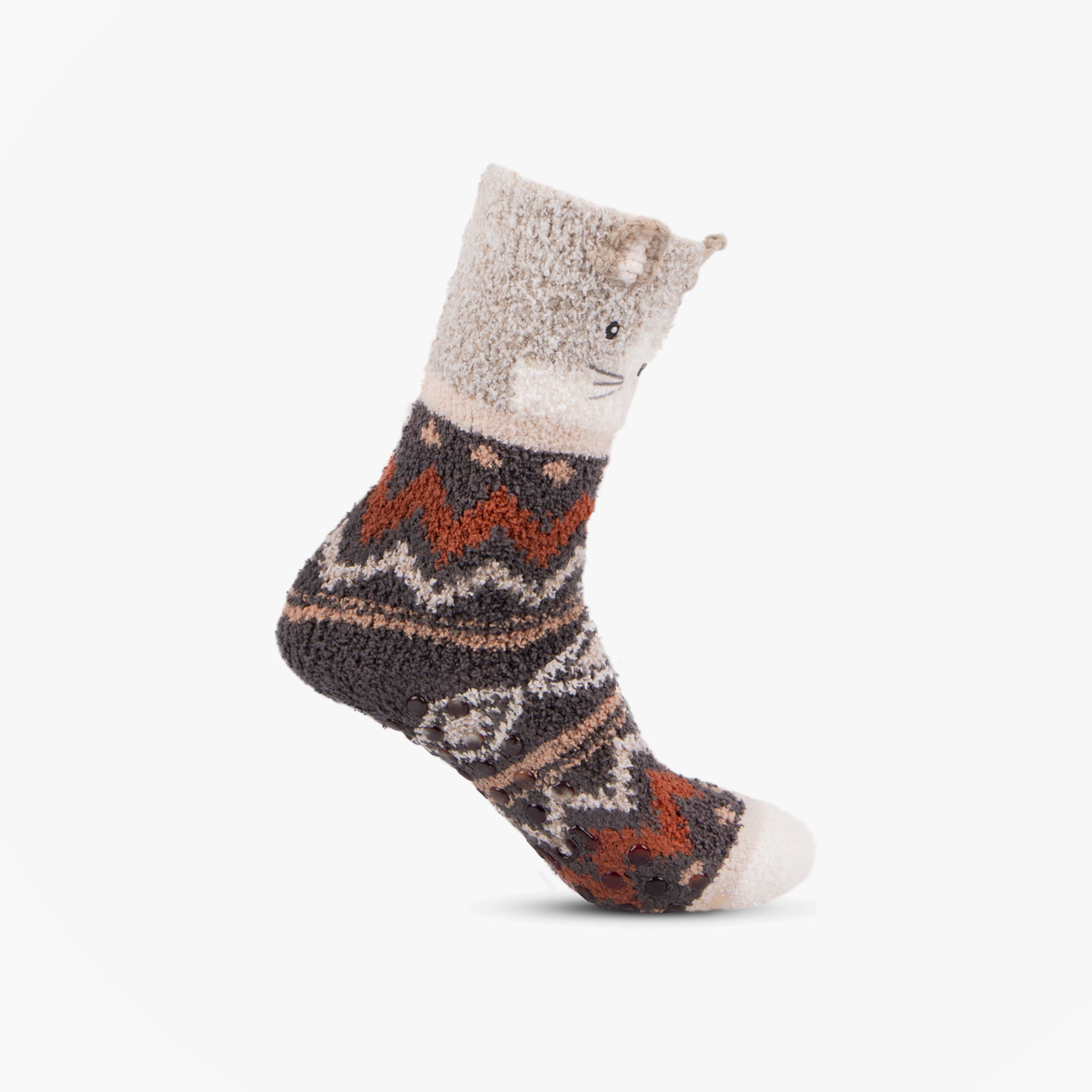 Totes Toasties NOVELTY SUPER SOFT SLIPPER SOCKS Womens Socks Cat