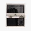 Totes Toasties WOOL BLEND Check Scarf and Thermal Lined Glove Set Mens Grey/Multi