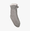 Totes Toasties TEXTURE SLIPPER Socks Womens Socks Grey